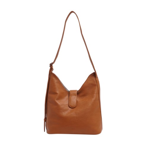 Mona 2-in-1 Reversible Hobo - Cognac / Light Grey 