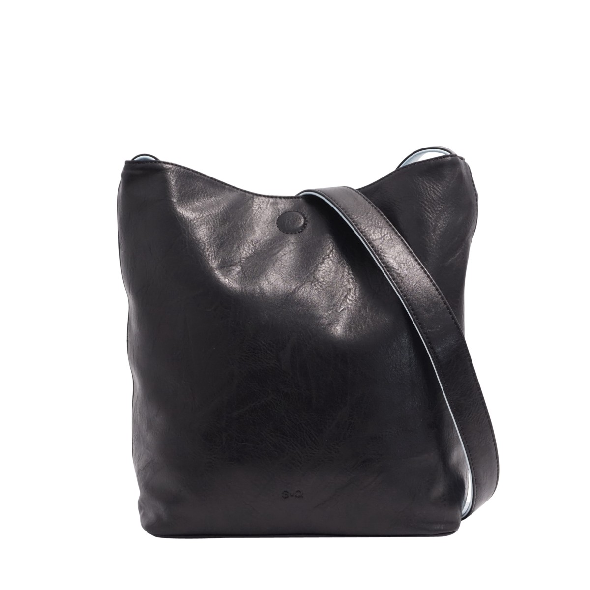 Freda 2-in-1 Reversible Hobo - Black / Blue Freda 2-in-1 Reversible Hobo - Black / Blue