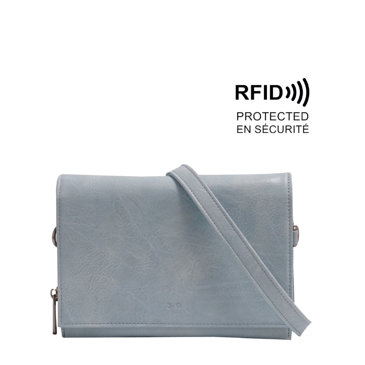 Nita Crossbody Wallet - Blue