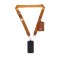 Skylar Phone Strap with Card Case - Camel 