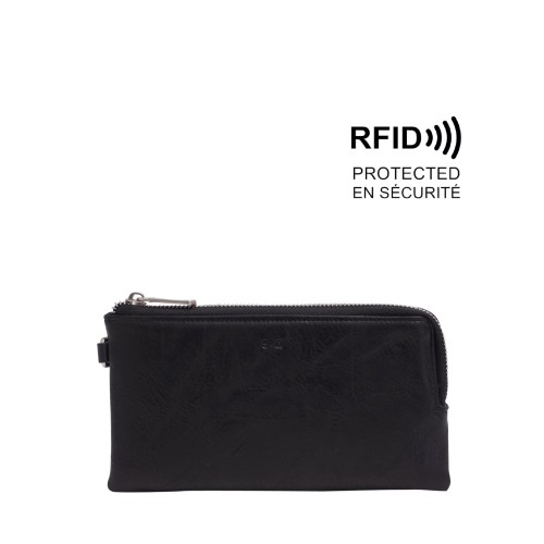 Margot Clutch Wallet - Black 