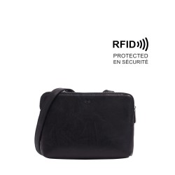 Anya Crossbody Wallet - Black 
