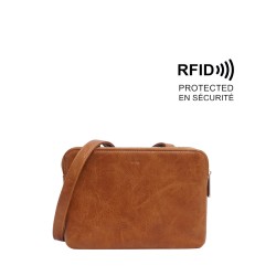 Anya Crossbody Wallet - Camel 