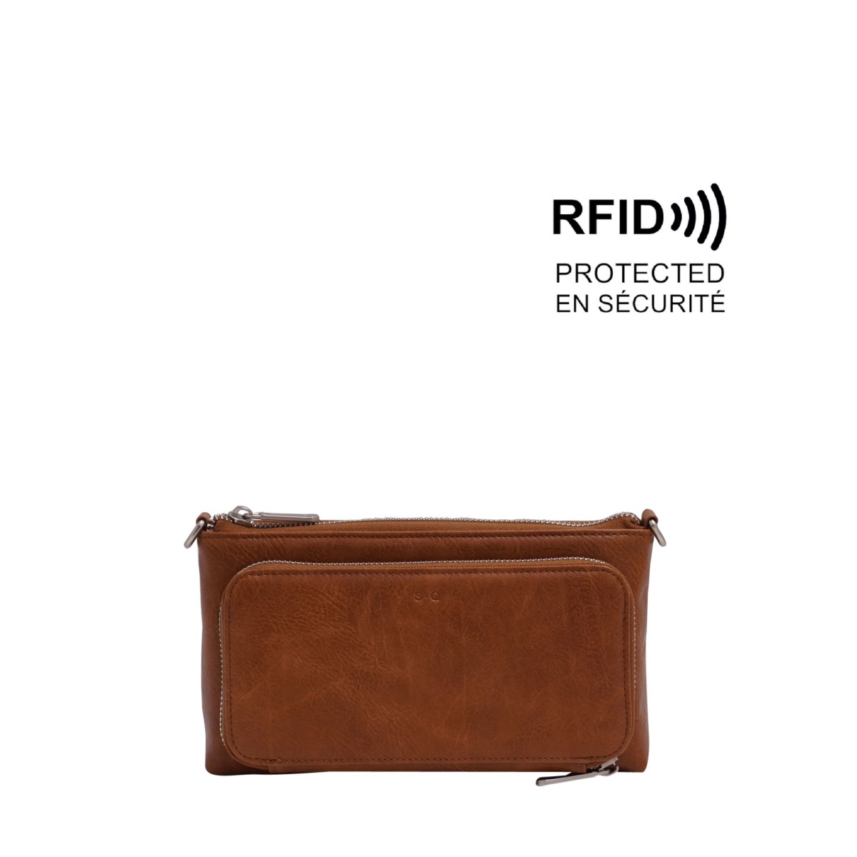 Anika Crossbody Wallet - Camel 