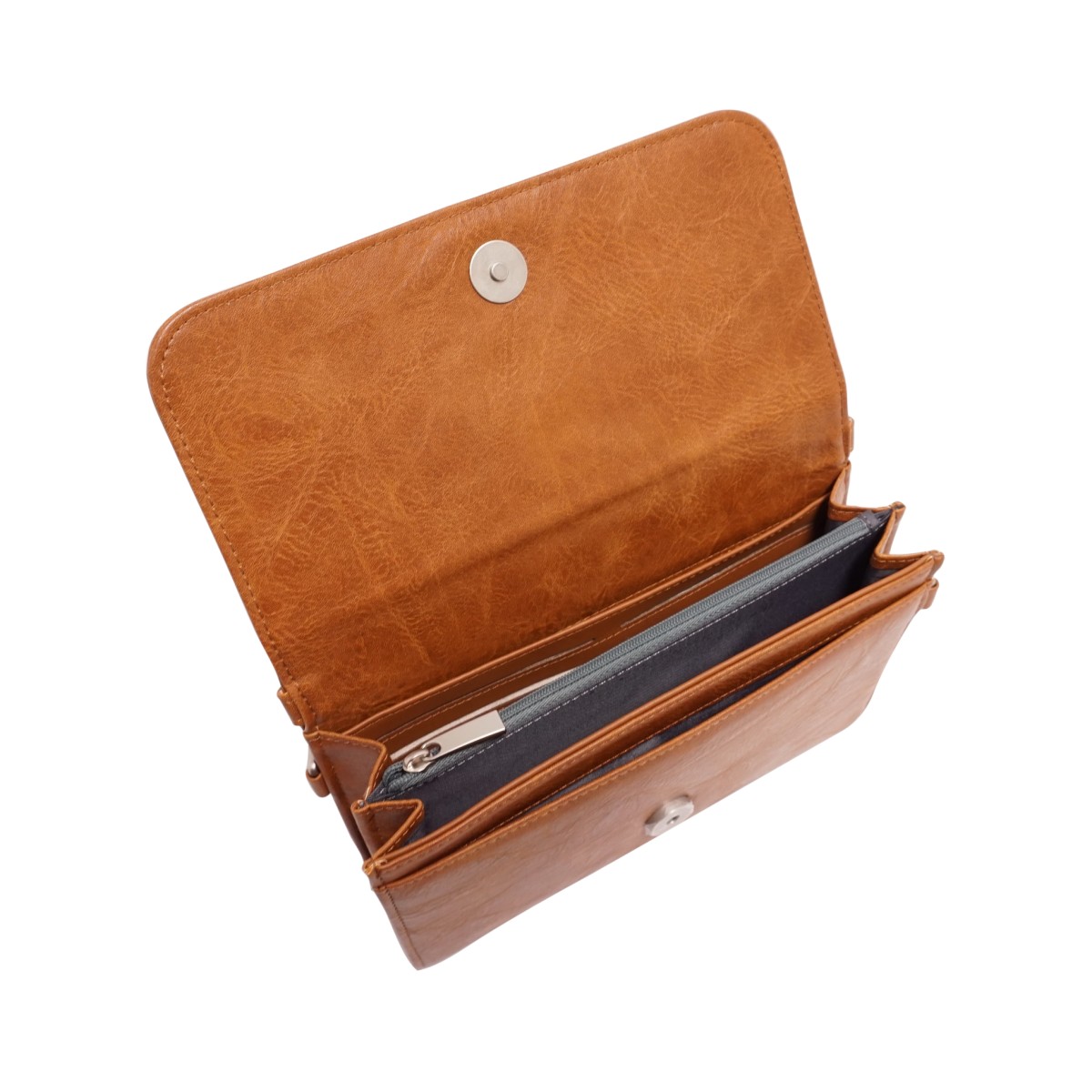 Janelle Crossbody Wallet - Black 