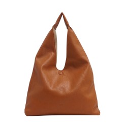 Cecilia 2-in-1 Reversible Hobo - Cognac / Tan  