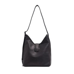 Mona 2-in-1 Reversible Hobo - Black / Deep Forest 