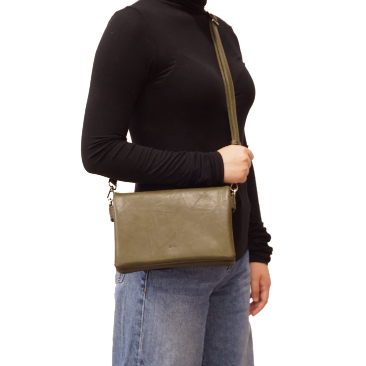 Lila Crossbody - Olive 