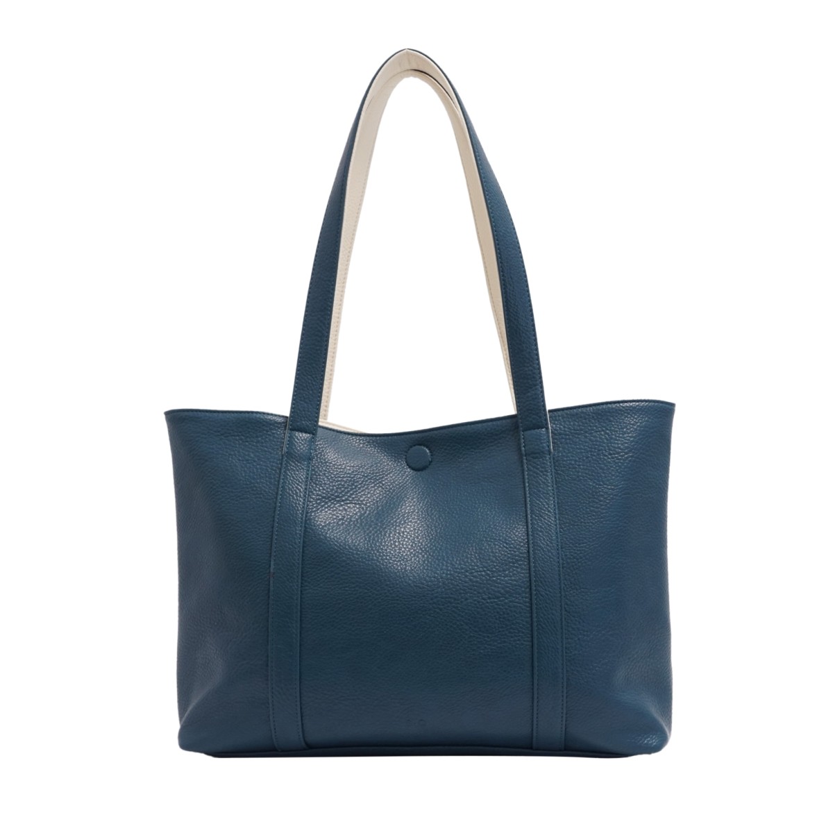 Lois 2-in-1 Reversible Tote - Blue / Ivory 