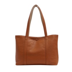 Lois 2-in-1 Reversible Tote - Cognac / Tan 