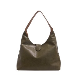 Charlene 2-in-1 Reversible Hobo - Olive / Brown 