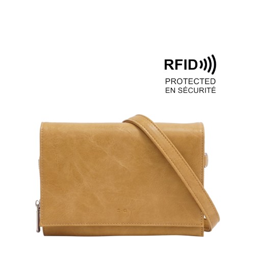 Nita Crossbody Wallet - Cinnamon 