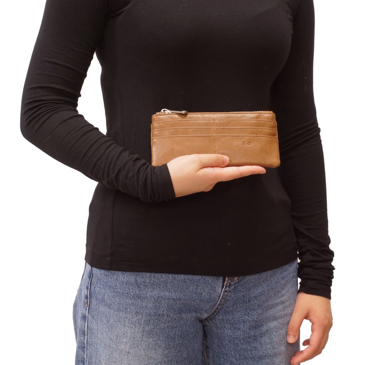 Briella Slim Wallet - Merlot 