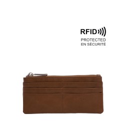 Briella Slim Wallet - Brown 
