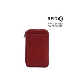 Winzley Passport Pouch - Merlot 