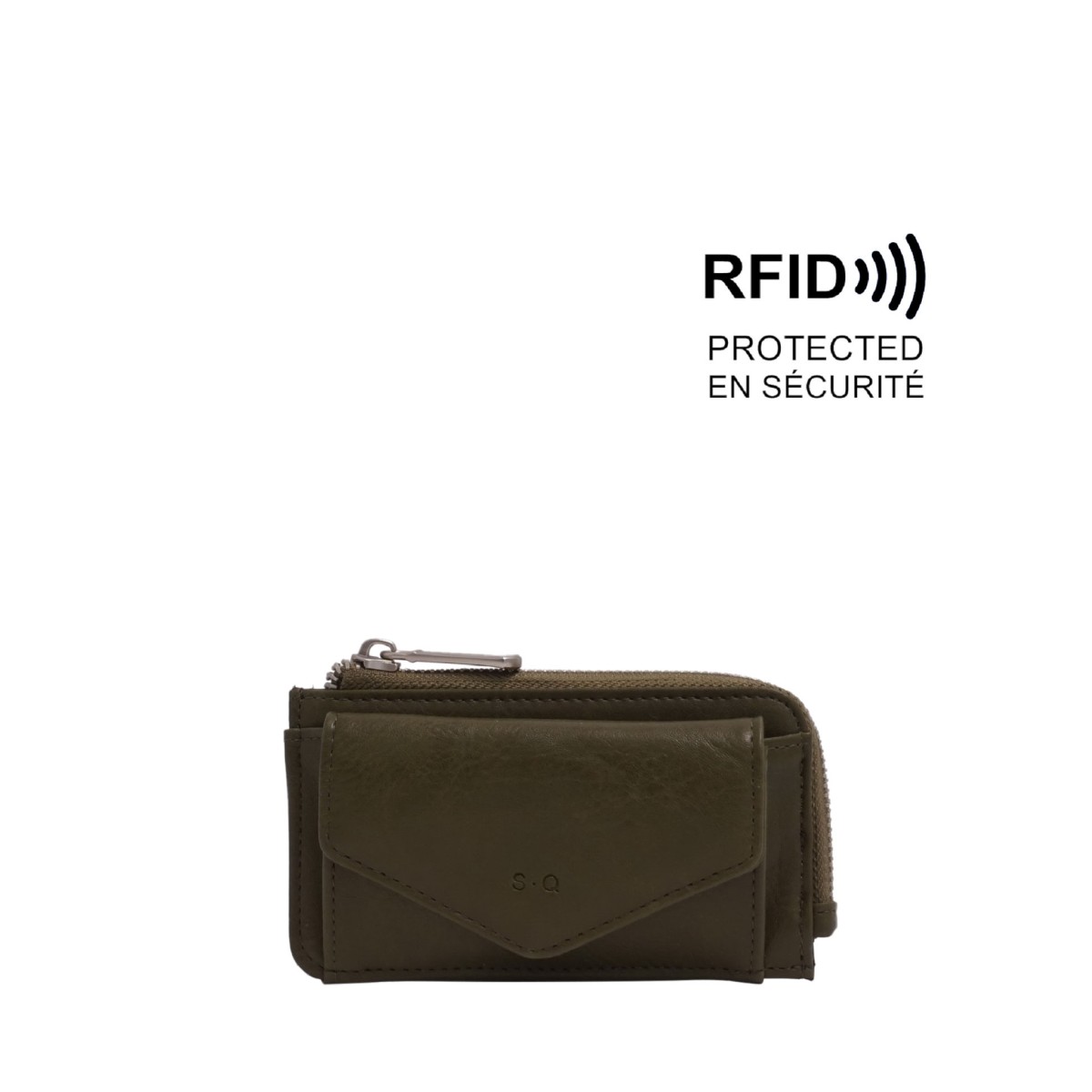 Evelyn Wallet - Olive  