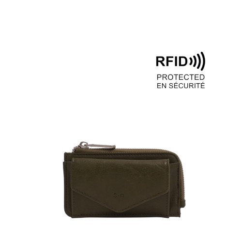 Evelyn Wallet - Olive  