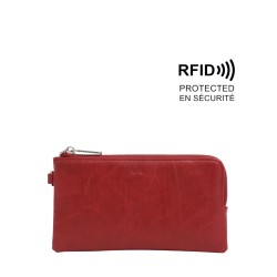 Margot Clutch Wallet - Merlot 