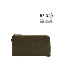 Margot Clutch Wallet - Olive 