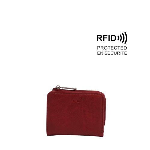 Riley Wallet - Merlot 