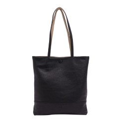 Amia 2-in-1 Reversible Tote - Black / Tan  