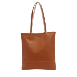 Amia 2-in-1 Reversible Tote - Cognac / Oat 