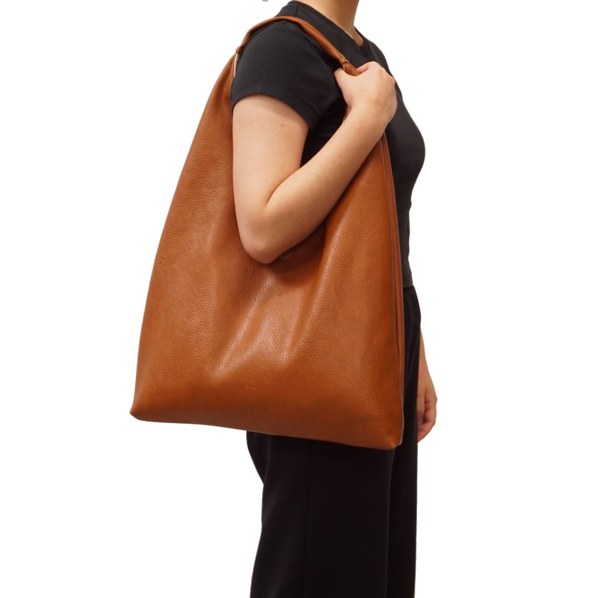 Cecilia 2-in-1 Reversible Hobo - Cognac / Oat