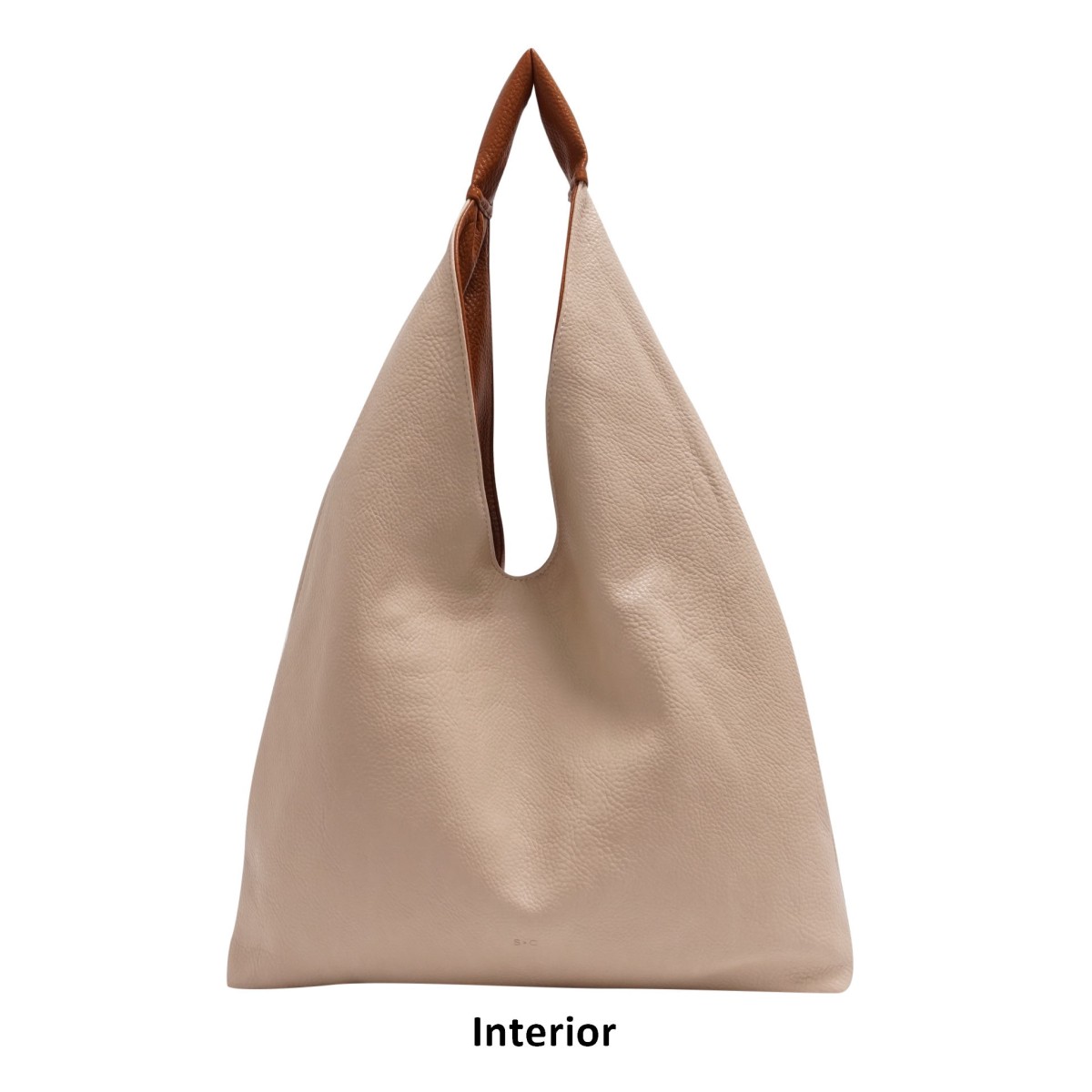 Cecilia 2-in-1 Reversible Hobo - Cognac / Oat Cecilia 2-in-1 Reversible Hobo - Cognac / Oat