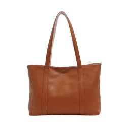 Lois 2-in-1 Reversible Tote - Cognac / Oat