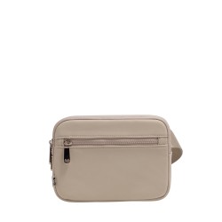 Symone Nylon Belt Bag - Ivory 
