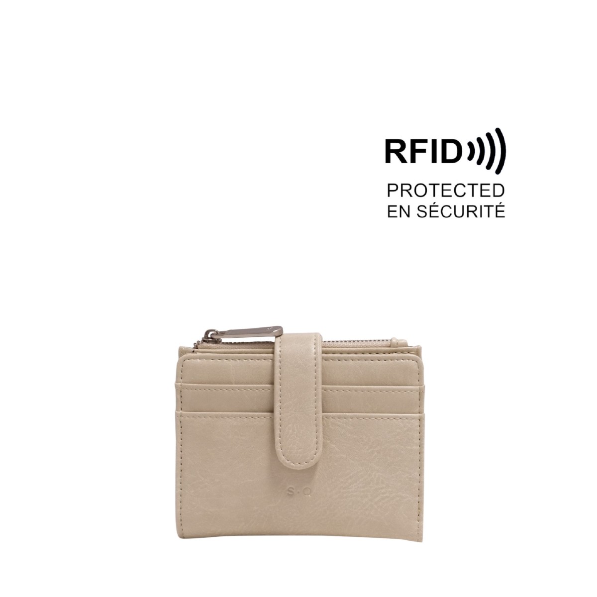 Aimee Wallet - Cream 