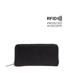 Jezebel Zip-Around Wallet - Black 