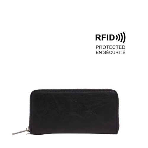 Jezebel Zip-Around Wallet - Black Jezebel Zip-Around Wallet - Black