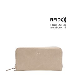 Jezebel Zip-Around Wallet - Cream 