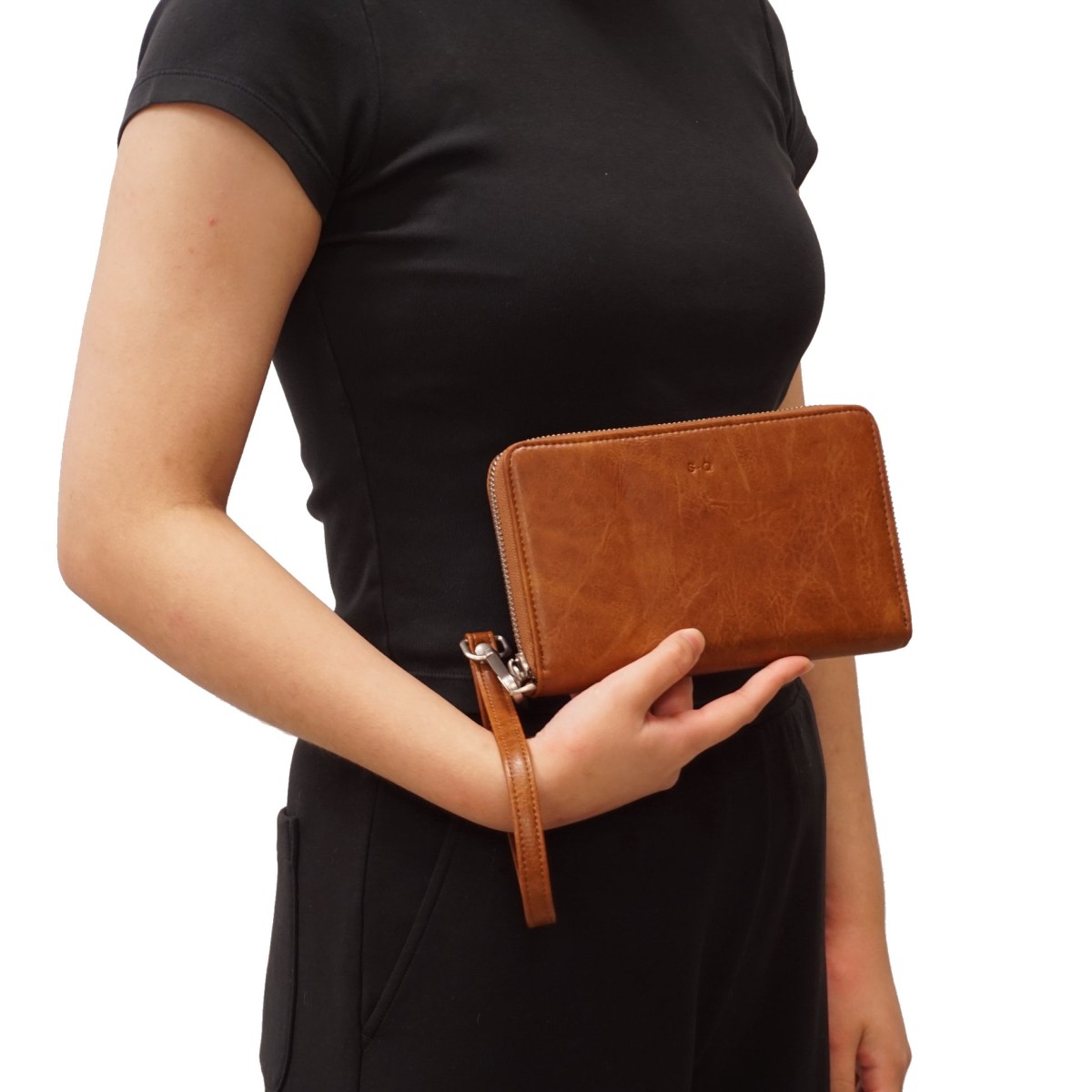 Zibby Passport Holder - Black 