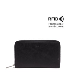 Zibby Passport Holder - Black 