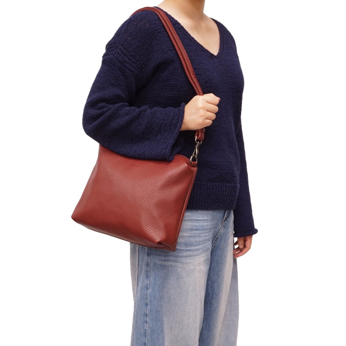 Amia 2-in-1 Reversible Tote - Maroon / Fossil Amia 2-in-1 Reversible Tote - Maroon / Fossil