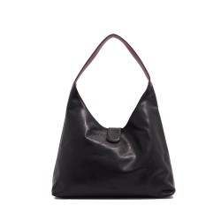 Charlene 2-in-1 Reversible Hobo - Black / Burgundy 