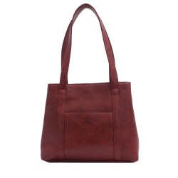 Glenna Work Tote - Burgundy 