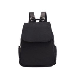 Leena Nylon Backpack - Black 