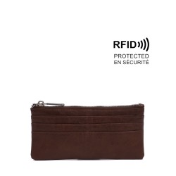 Briella Slim Wallet - Brown 