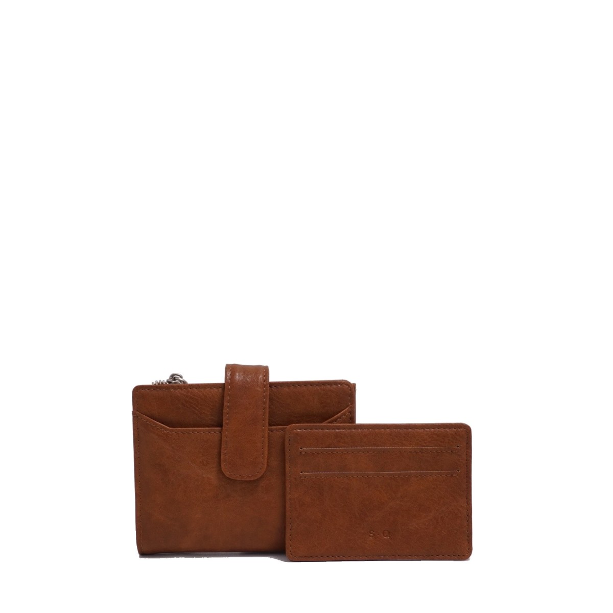 Mirka 2-in-1 Wallet - Brown 