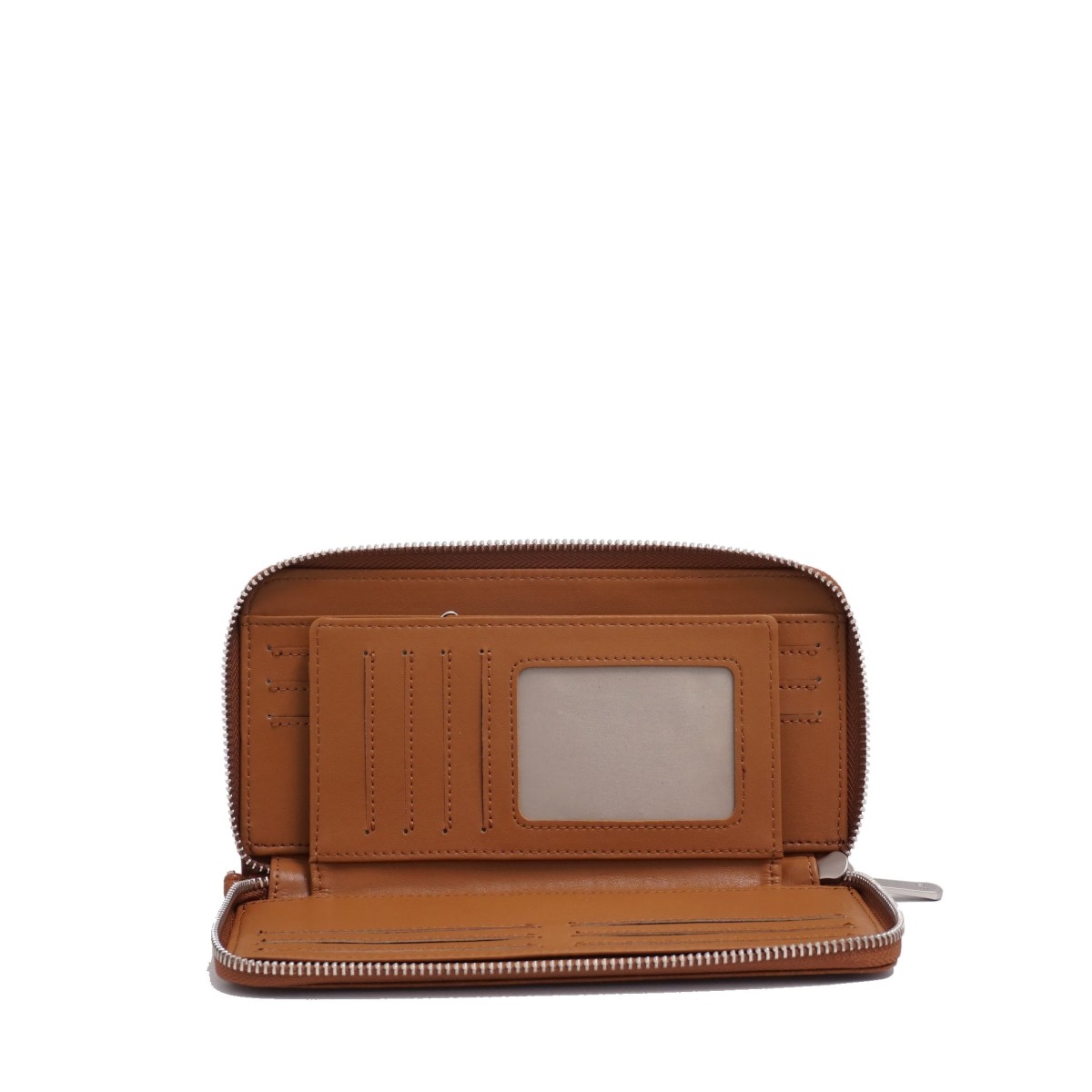 Treena Zip-Around Wallet - Brown