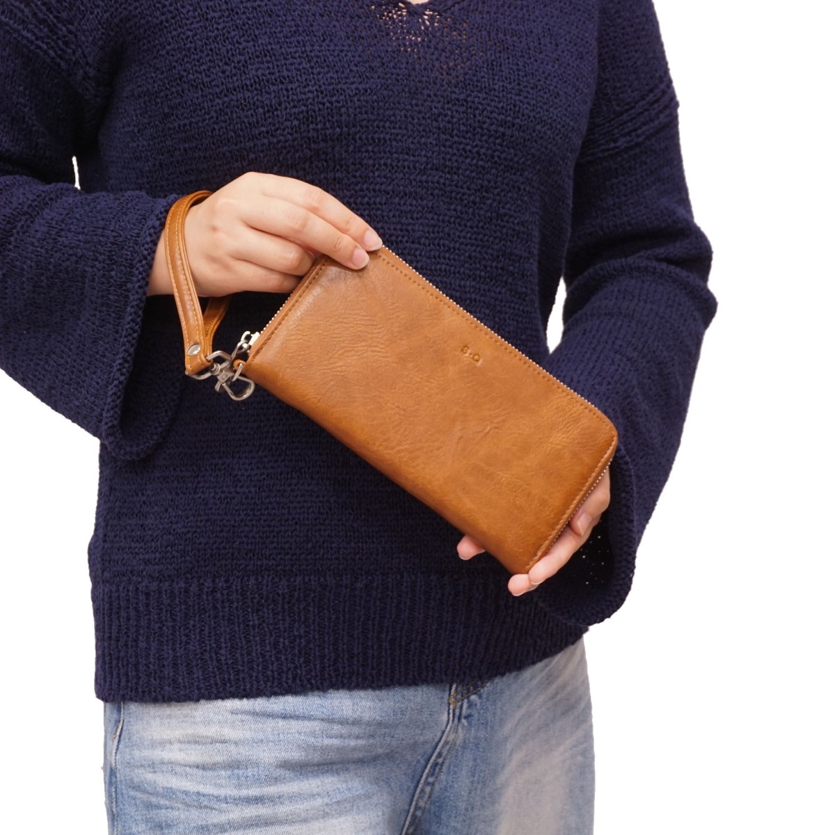 Treena Zip-Around Wallet - Brown