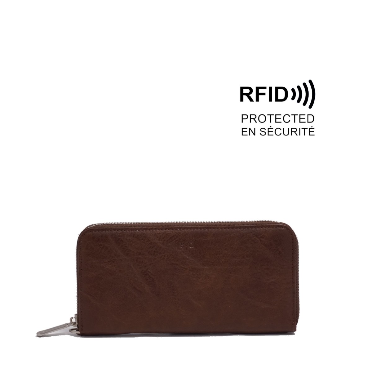 Treena Zip-Around Wallet - Brown