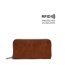 Treena Zip-Around Wallet - Camel 