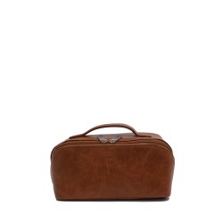 Ginette Travel Toiletry Case - Camel 
